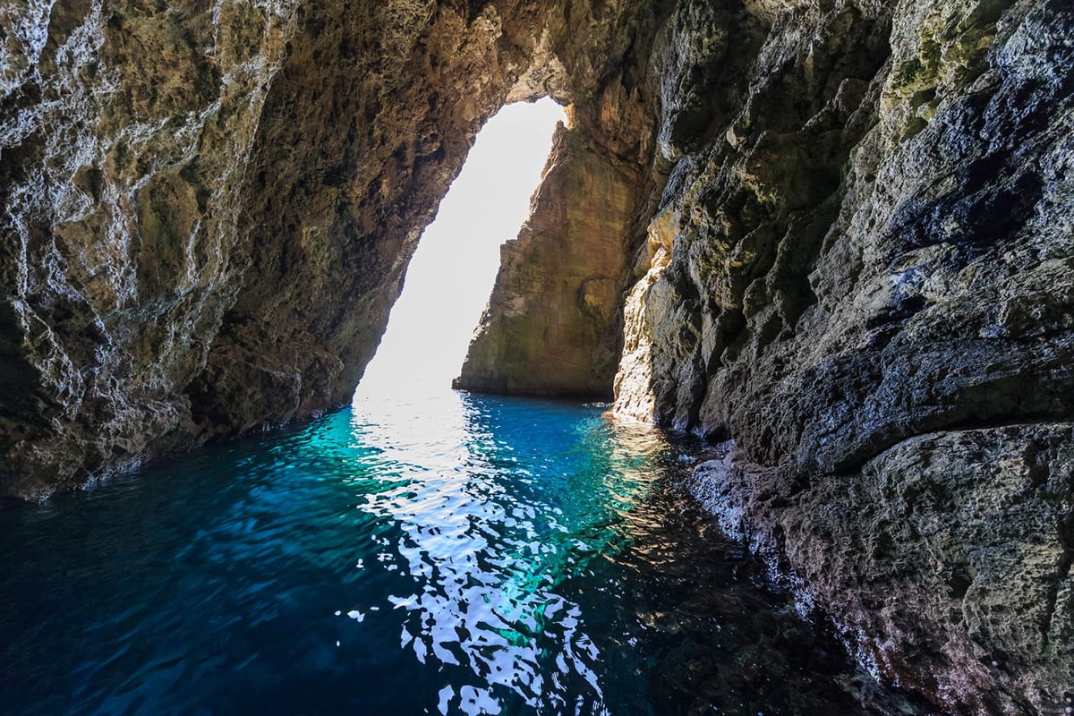 The Monk Seal Cave on Biševo near Komiža