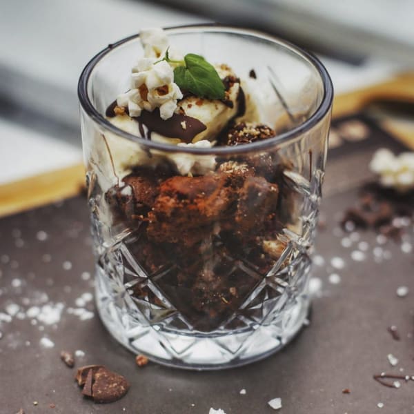 Homemade Brownie & Ice Cream
