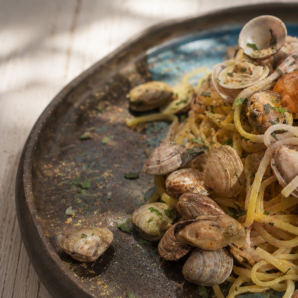 Linguine with Clams & Sea Urchin